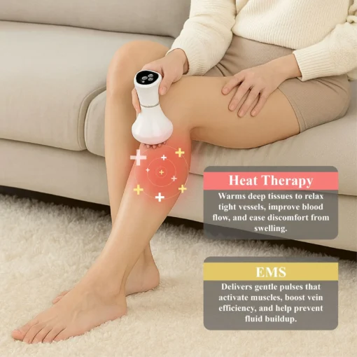 RICPIND® RedHeat EMS EdemaDrain Leg Massager